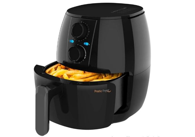 Fritadeira Sem Óleo Cadence Pratic Fryer, 3L, Preta, 220V, FRT515